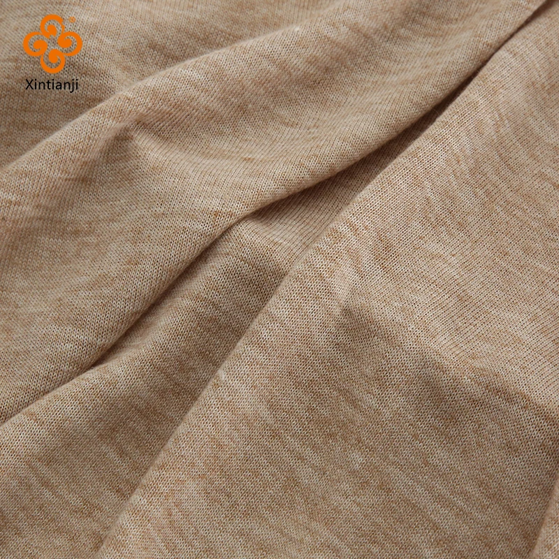 Nude Knit Jersey Fabric Acrylic Viscose Fabric Soft For Sewing Bottoming Shirt Blouse Or Dress 50*160cm/Piece