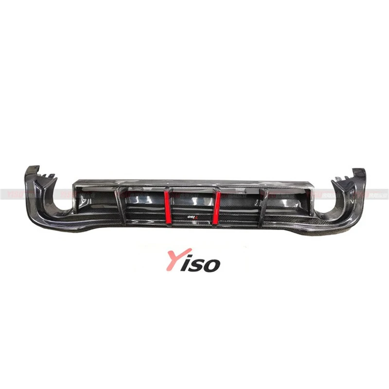 Suitable for GOLF 8 GTI Carbon fiber Modified encirclement Rear Lip Aerodynamic kit golf 8 gti Yiso V3 Rear spoiler diffuser