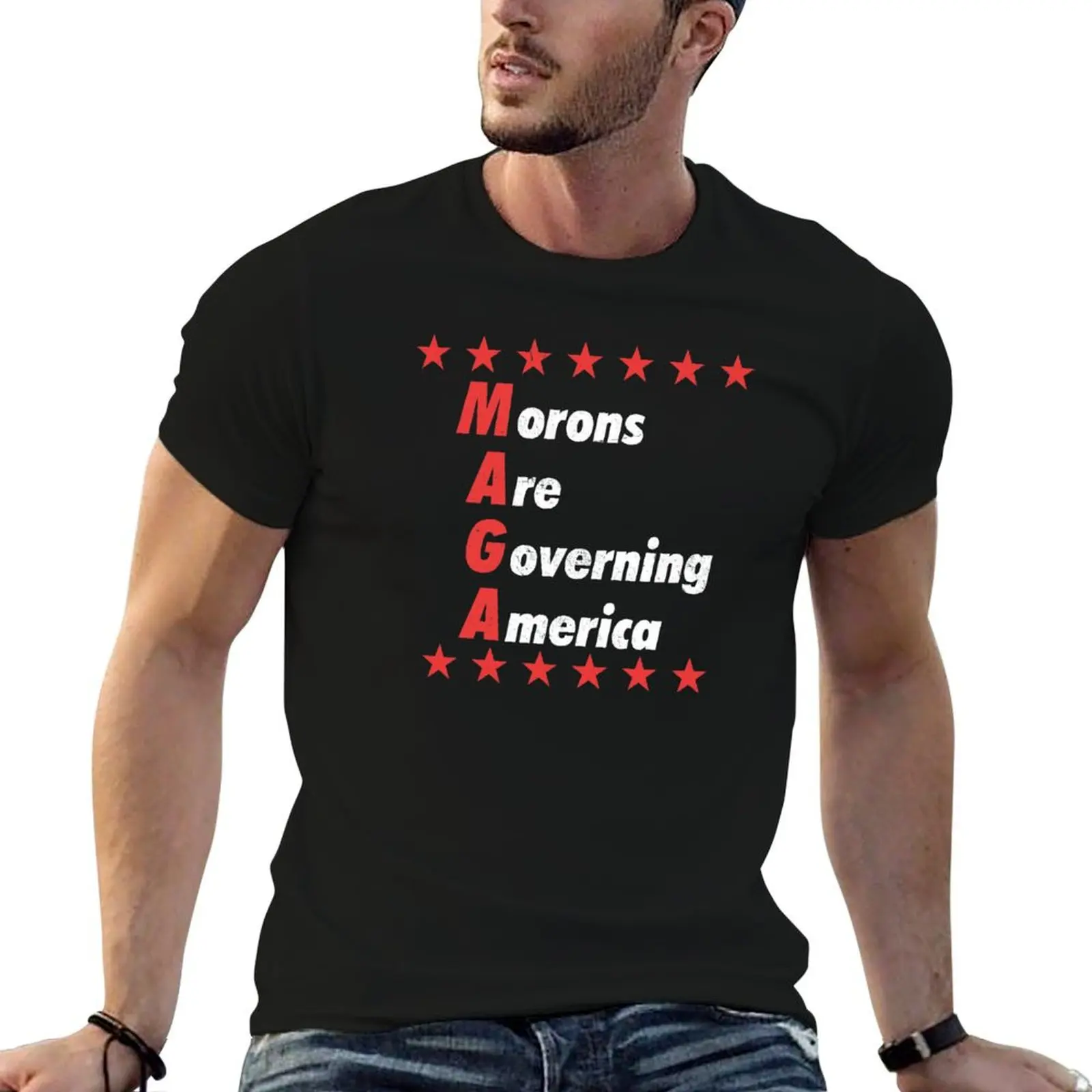 MAGA Morons Governing America T-Shirt luxury t-shirt shirts graphic tee mens graphic t-shirts funny