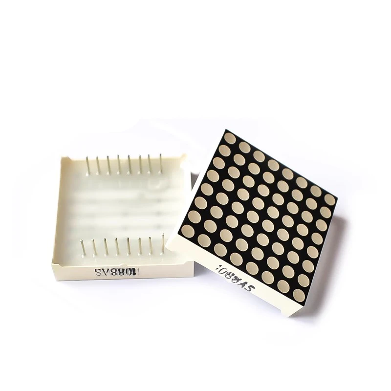 2-200Pcs 3MM 8*8 Common Cathode Red Light Lattice Model 1088AS 3MM Lattice MAX7219 Cedicated Lattice