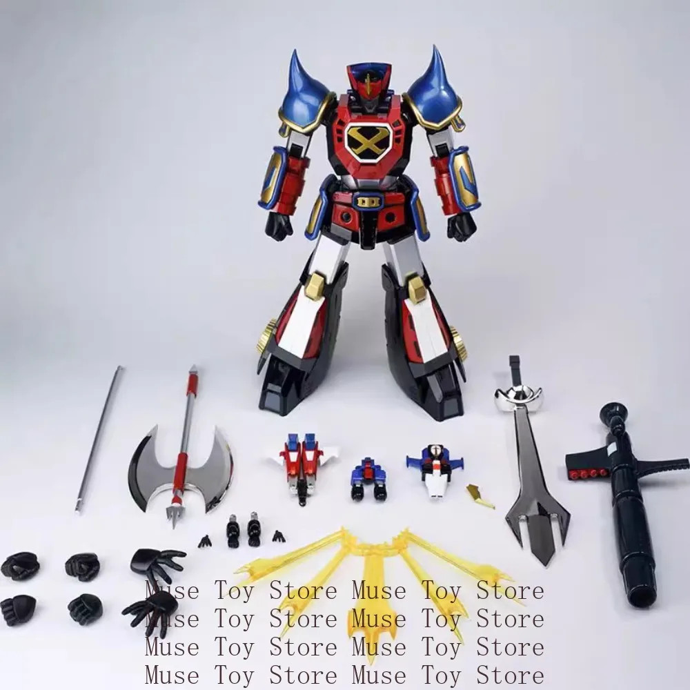 Na stanie Demon God of the War Horn Land Goshogun Sengoku Majin Goshogun Model ze stopu gotowy produkt Macron 1 Figurka Akcji