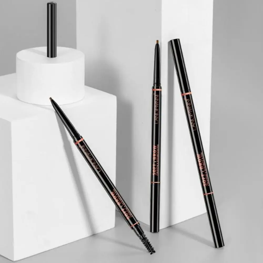 قلم حواجب جديد مقاوم للتلطخ قلم حواجب طبيعي طويل الأمد سهل التلوين ومحسن حواجب مقاوم للماء