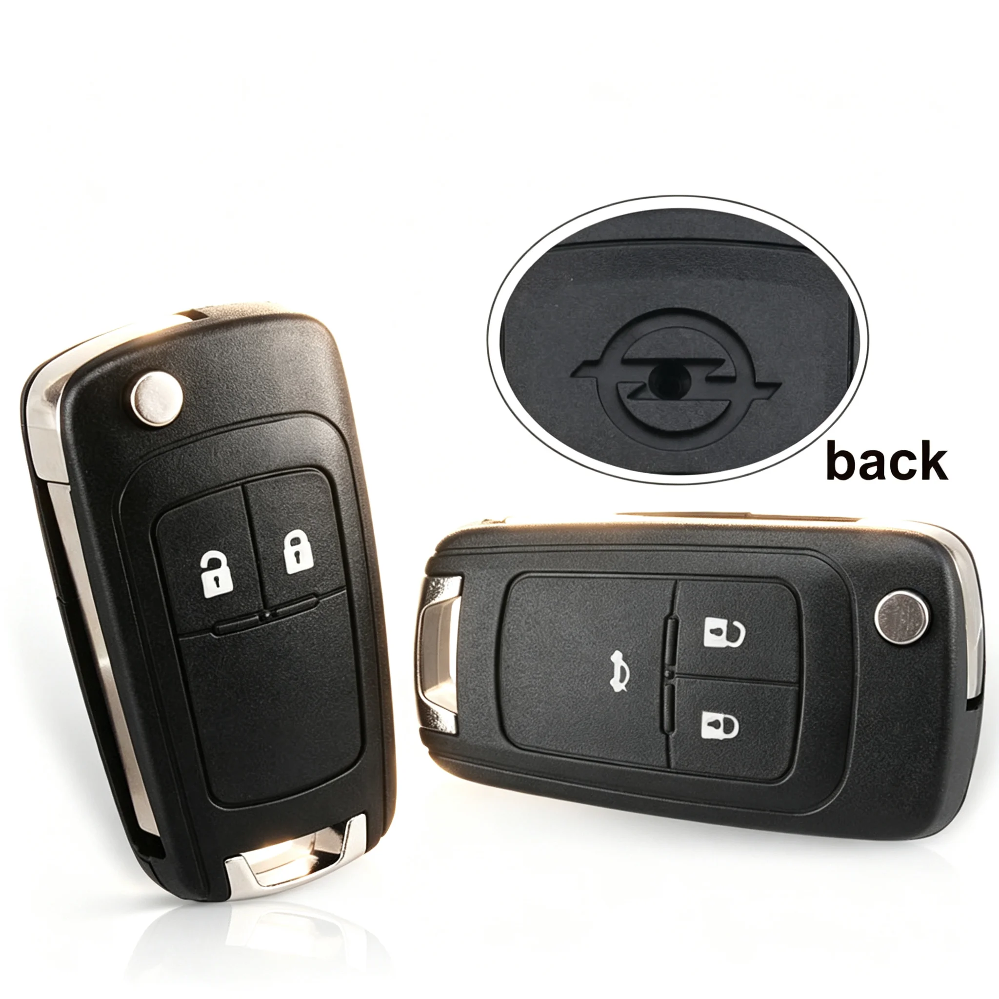 2 3 4 5 Buttons Flip Folding Remote Key Case For Opel Vauxhall Corsa Astra Vectra Zafira Omega HU100 Uncut Blade