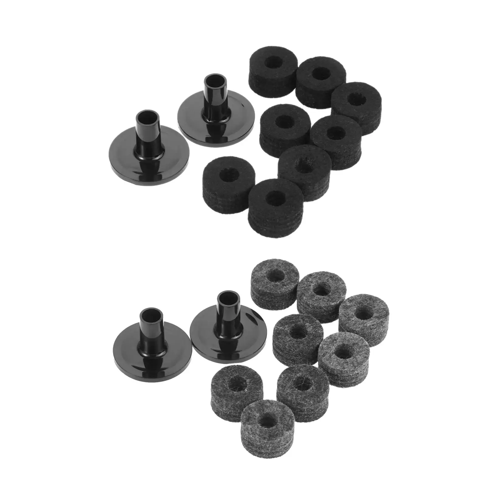 

10 шт. войлочных прокладок для стойки для тарелок, легко устанавливаемые, для ремонта ударных инструментов на концертных сценах
