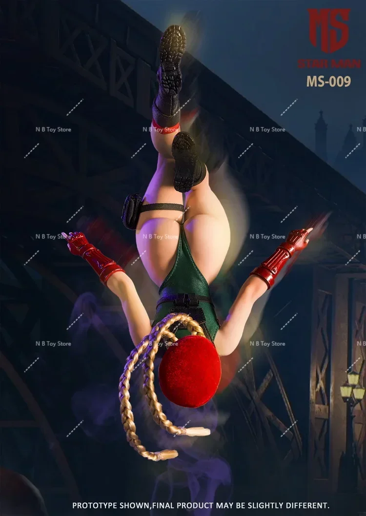 STAR MAN MS-009 1/6 Sammlerstück Muscle Girl Agent Cammy Soldat Hoher Kragen Body Design Bewegliche 12" Actionfigur Spielzeug