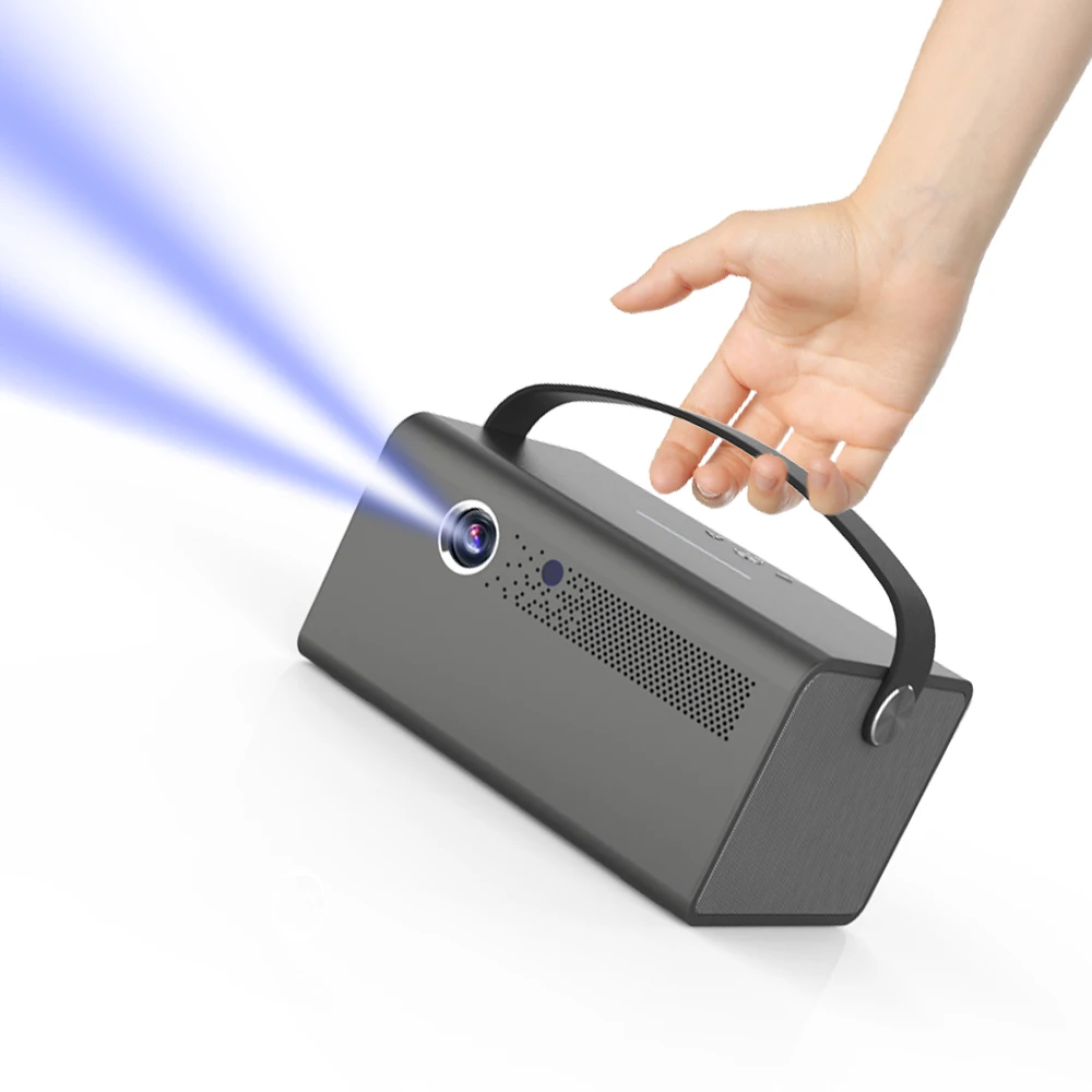 V7 DLP 1080P Cinema WIth Battery Full HD 600 ANSI Home Theater Projecteur Portable Android Pico Videos Mini 4k Projector