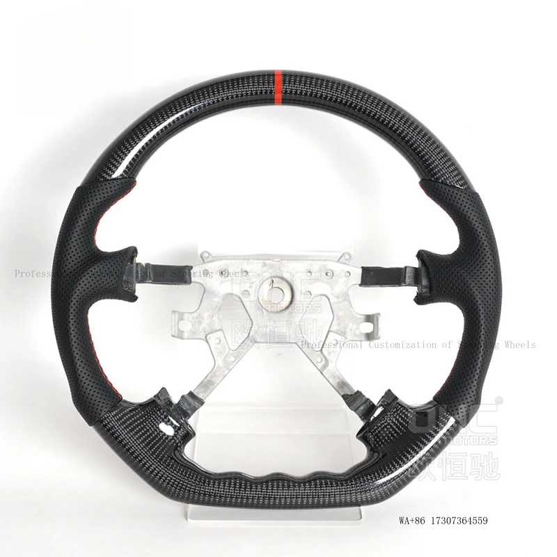 New  2013-2020 for Nissan Patrol Y61 car steering wheel modification and upgrade to a sporty carbon fiber SUV steering wheel