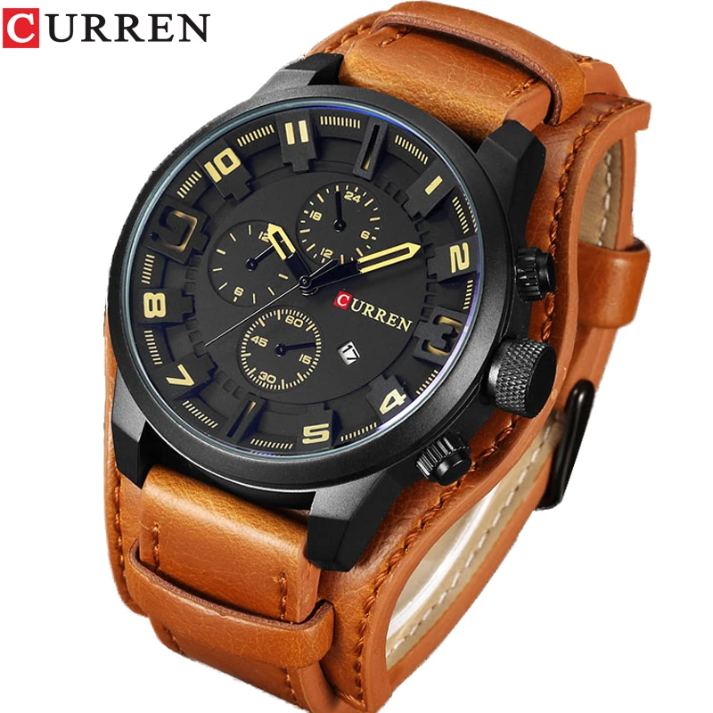 CURREN Men\'s Watches Top Brand Luxury Fashion&Casual Business Quartz Watch Date Waterproof Wristwatch Hodinky Relogio Masculino