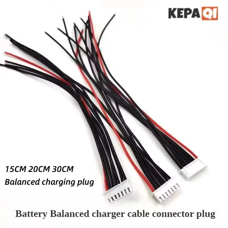 1s/2s/3s/4s/6s/7s/8s Balanced Charging Wire 2.54xh Single  Wire Aviation Model Lithium Battery Assembly Line 22awg Silicone Wire