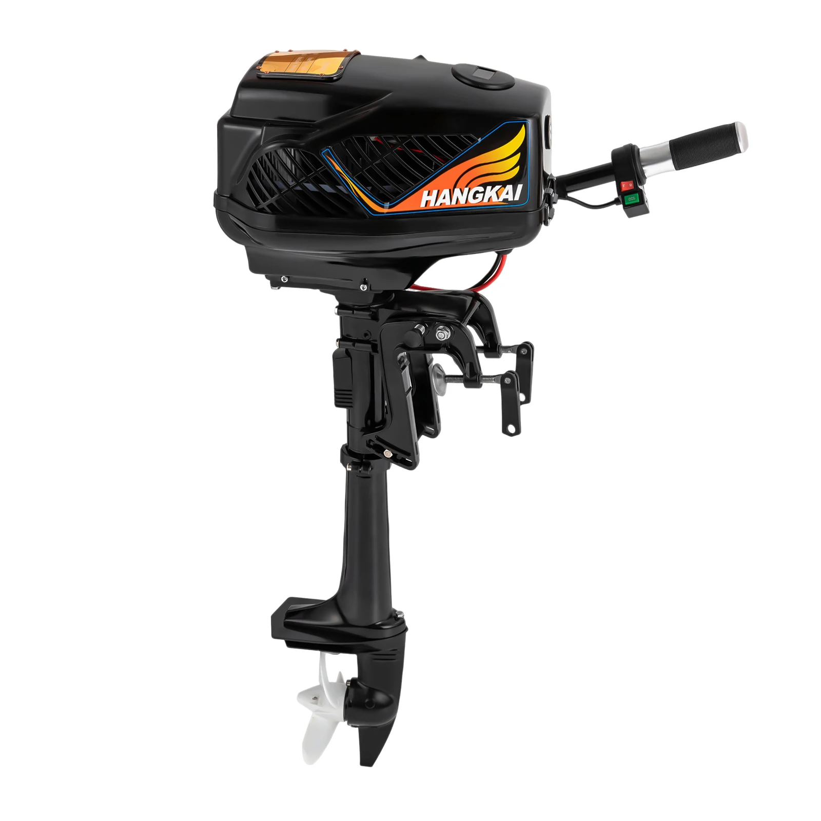 48V HANGKAI Electric Outboard Trolling Motor Boat Short Shaft Engine 1200W