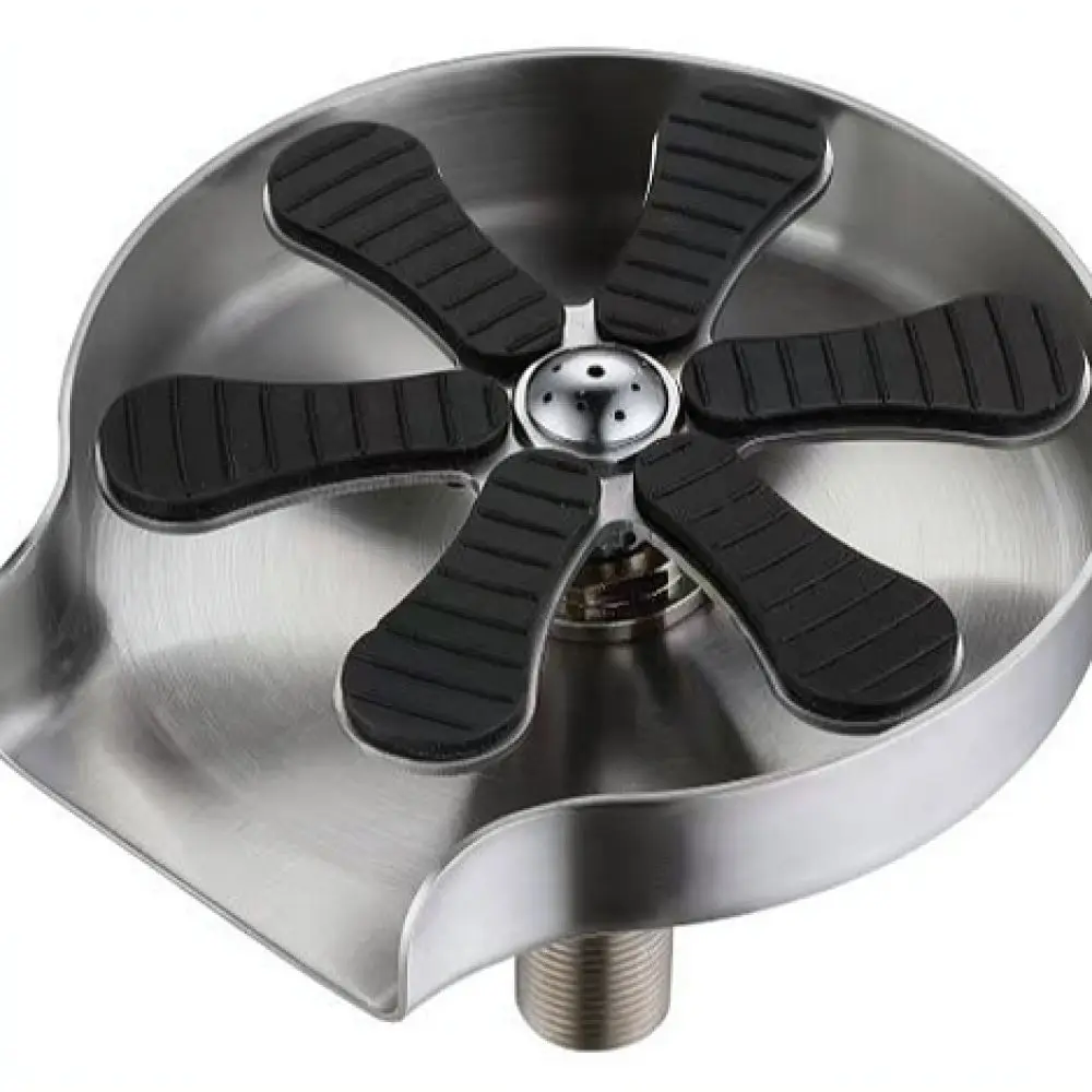 Automatic Sink Glass Rinser Stainless Steel High Pressure Cup Washer Faucet Tool For Kitchen Bar Coffee Shop Cleaning