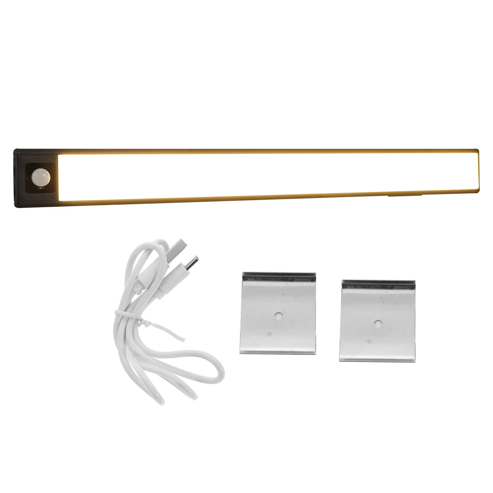 

LED Closet under Cabinet Smart Sensor Led Closet Light 120 Degree Gentle Non Glaring USB Rechargeable Aluminum