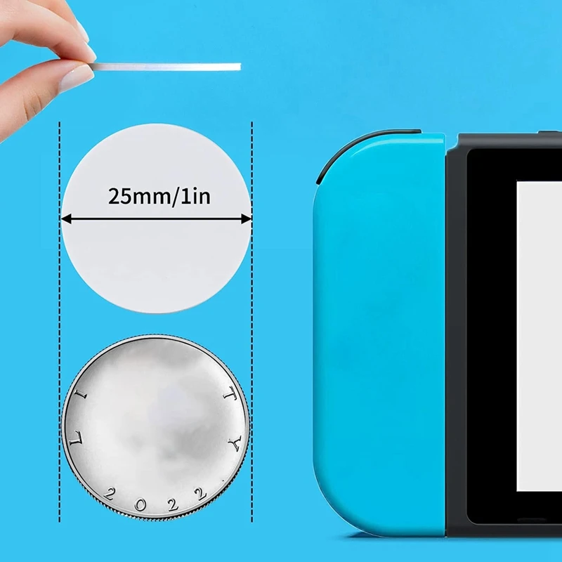 50 Stück NFC-Münz karten, RFID NFC-Karte leer wieder beschreibbar PVC NFC 215 Tag rund 25mm/1 Zoll