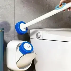 LYDHOOME disposable toilet brush set, bathroom cleaning tools, sink, bathtub, floor drain, diaper pail, wall-mounted cleaning
