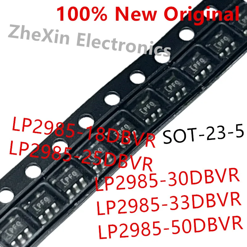 10PCS/Lot  LP2985-18DBVR  LPHL、LP2985-25DBVR LPLG、LP2985-30DBVR  LPNG、LP2985-33DBVR  LPFG、LP2985-50DBVR  LPSG  Voltage regulator