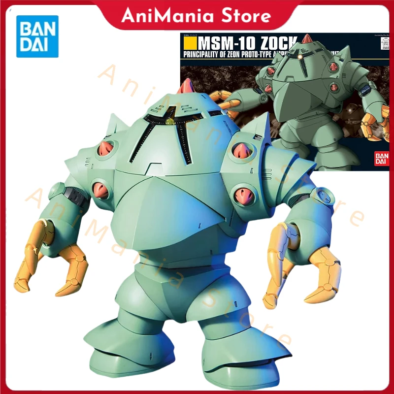 

Bandai Original GUNDAM Anime Model HGUC Series 1/144 MSM-10 ZOCK GUNDAM Action Figure Assembly Model Toys Gifts for Children