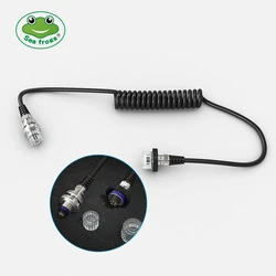 Seafrogs diving waterproof shell flashlight connection line 5 pin synchronous lightning conductor cable data line