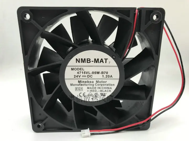 

Freight free original NMB-MAT 4715VL-05W-B70 DC 24V 1.20A large air volume inverter fan