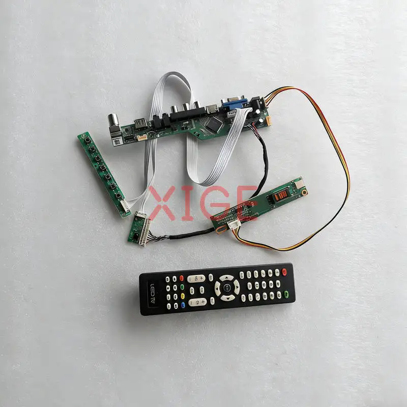 

Для LQ150X1LB LQ150X1LH CLAA150XH01 HT15X34 комплект платы контроллера экрана DIY 30-контактный LVDS 1-CCFL USB + AV + VGA + HDMI 1024*768 1024x768