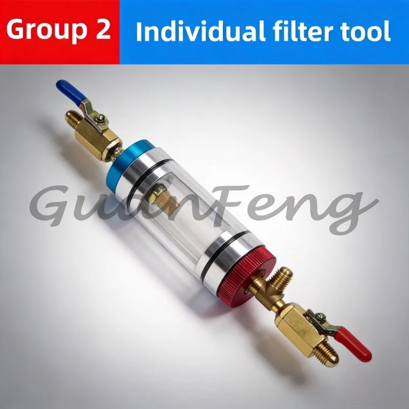 Multi‑Scene AC Refrigerant Filtration Analyzer Tool Kit, Diagnostic Equipment for Auto,   Commercial Air‑Conditioning System