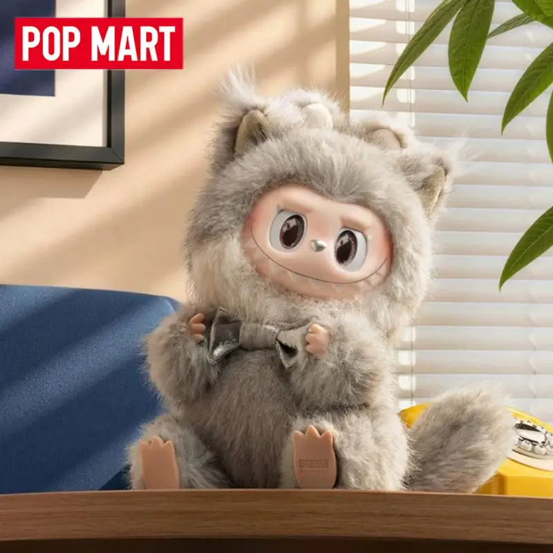 POP MART LABUBU THE MONSTERS Cat Mode On Series Vinyl Plush Pendant Trendy Mystery Box Anime Action Figure Blind Random Box Toys