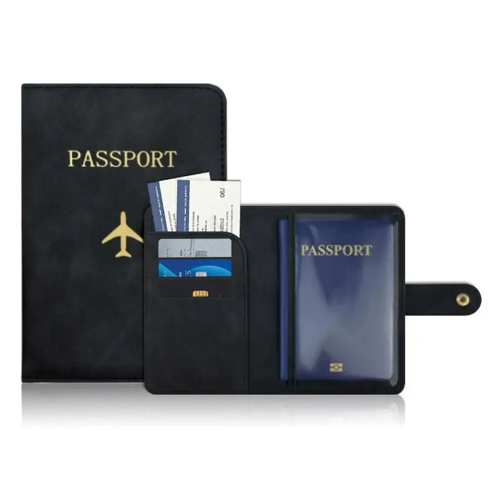 Tempat Paspor untuk Perlengkapan Perjalanan Dompet Paspor Penutup Pelindung untuk Perjalanan Dompet Kartu Kredit Tahan Air Buku Paspor Lucu