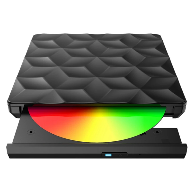 Portable CD DVD Rewriter Burner Writer External Drive USB 3.0 Type-C  For PC Laptop