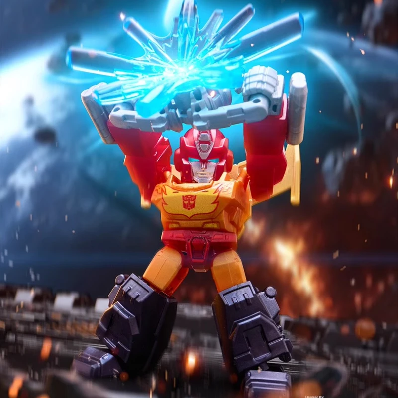 Bruco Original Transformers Animated Movie Building Man Starlight Battle Bumblebee Red Spider Movable Model Character Boy Gift