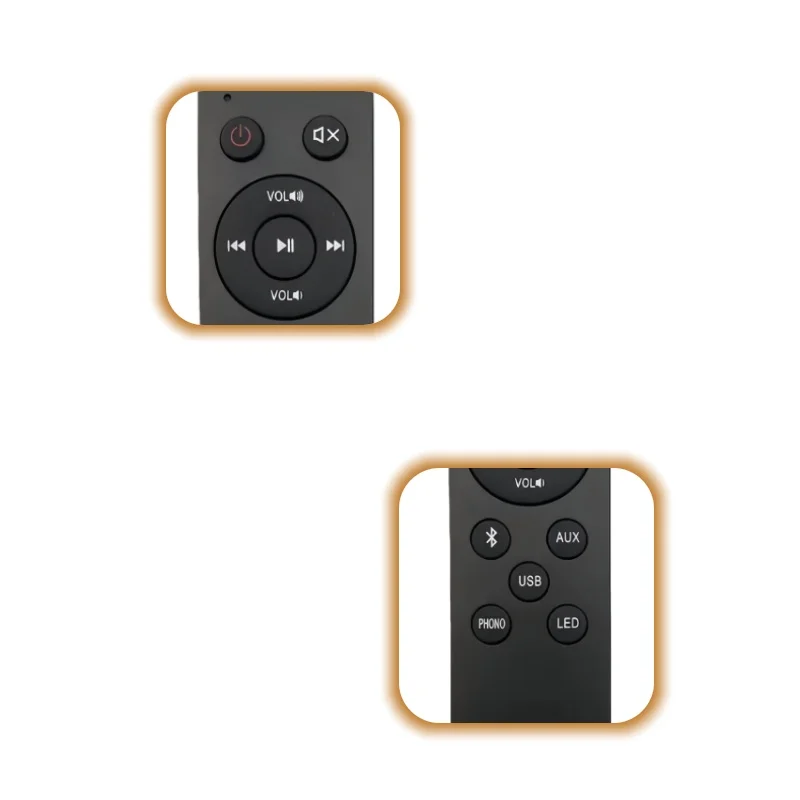 

Replacement Remote Control for Klipsch THE THREE II 21067744 R4BII R-4BII 1068119 BAR40 TV SoundBar Speaker System