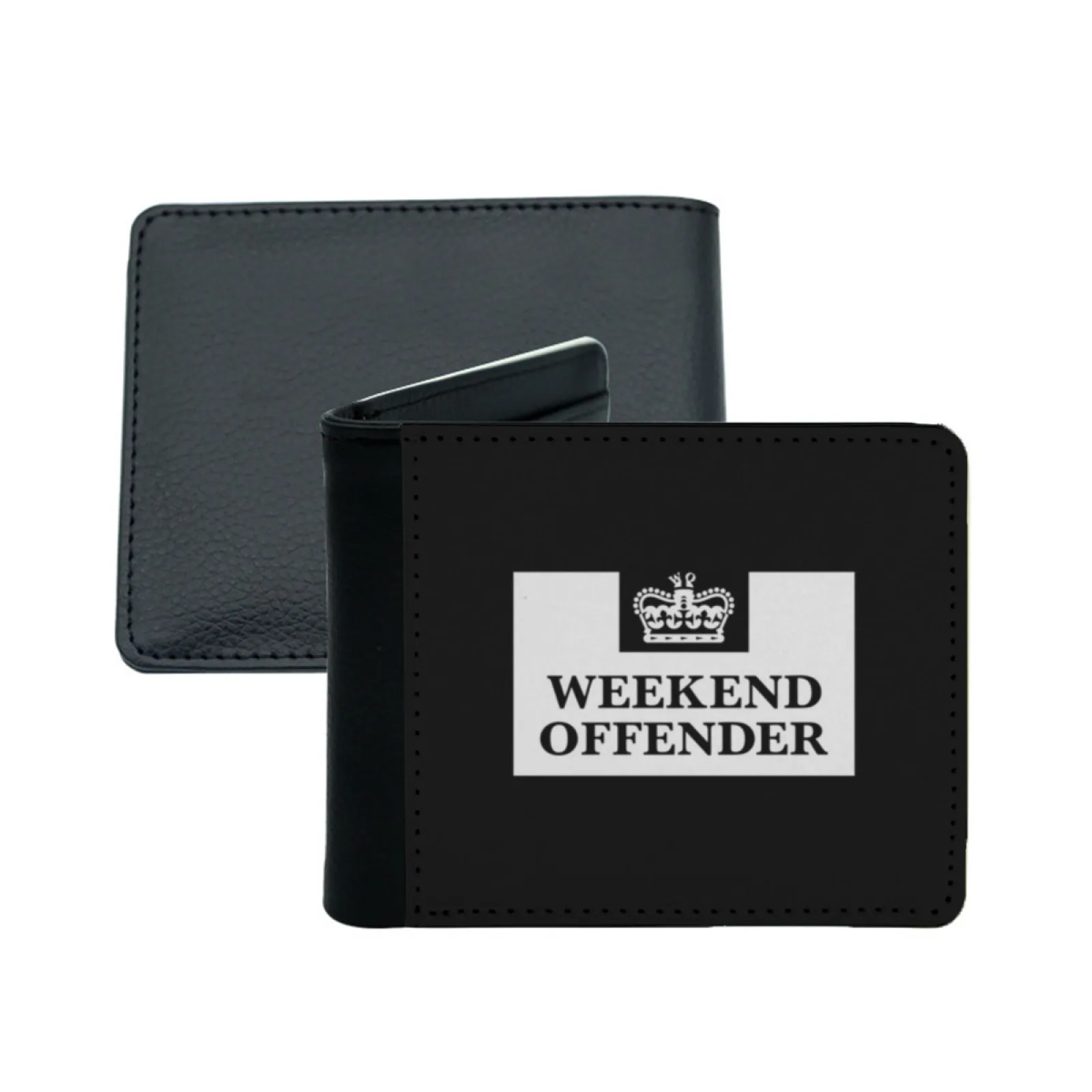 أبيض بارد عطلة نهاية الأسبوع الرجال محفظة جلدية بطاقة الائتمان/حاملي الهوية إدراج حقيبة المال الذكور المحافظ القصيرة عطلة نهاية الأسبوع شعار كرة القدم عادية