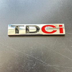 Car Styling 3D TDCI Car Trunk Metal Zinc Alloy Emblem Rear Body Tailgate Accessory Adhesive Badge for Ford Kuga Explorer Transit