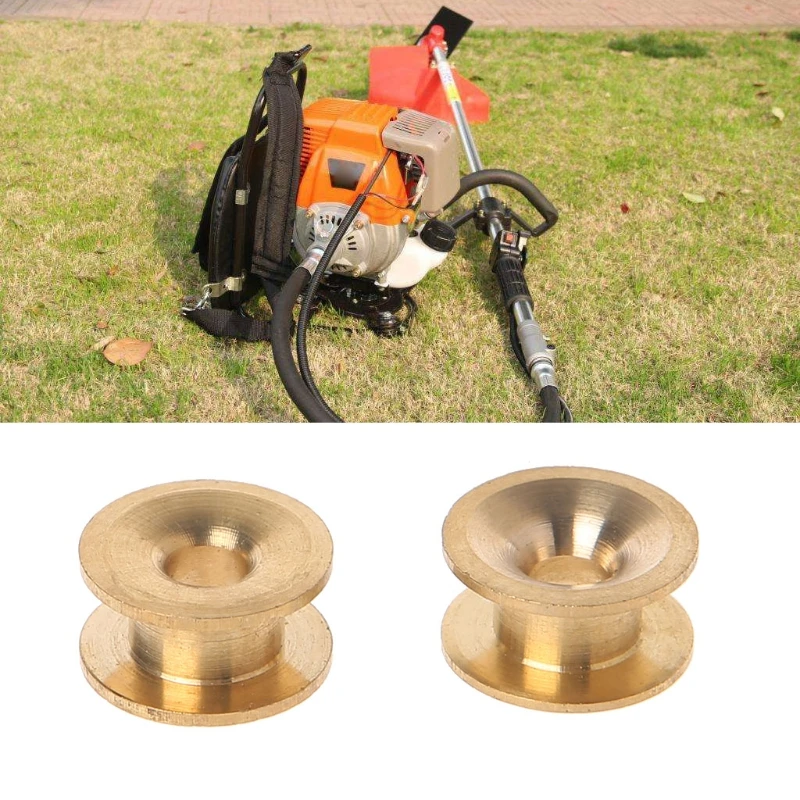 2Pcs Brass Trimmer for Head Eyelet Garden Tool Part Strimmer Line Retainer Unive