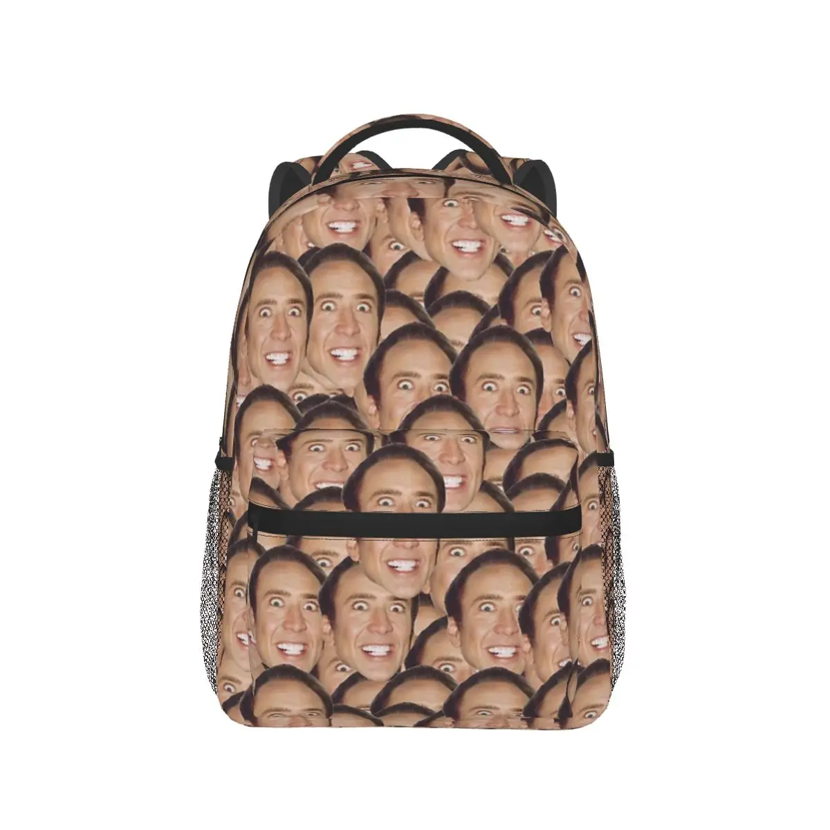Nicolas Cage Meme Backpack Hot Sale Daypack Large Capacity Children BookBag School Bag Shoulder Bags for Men Women