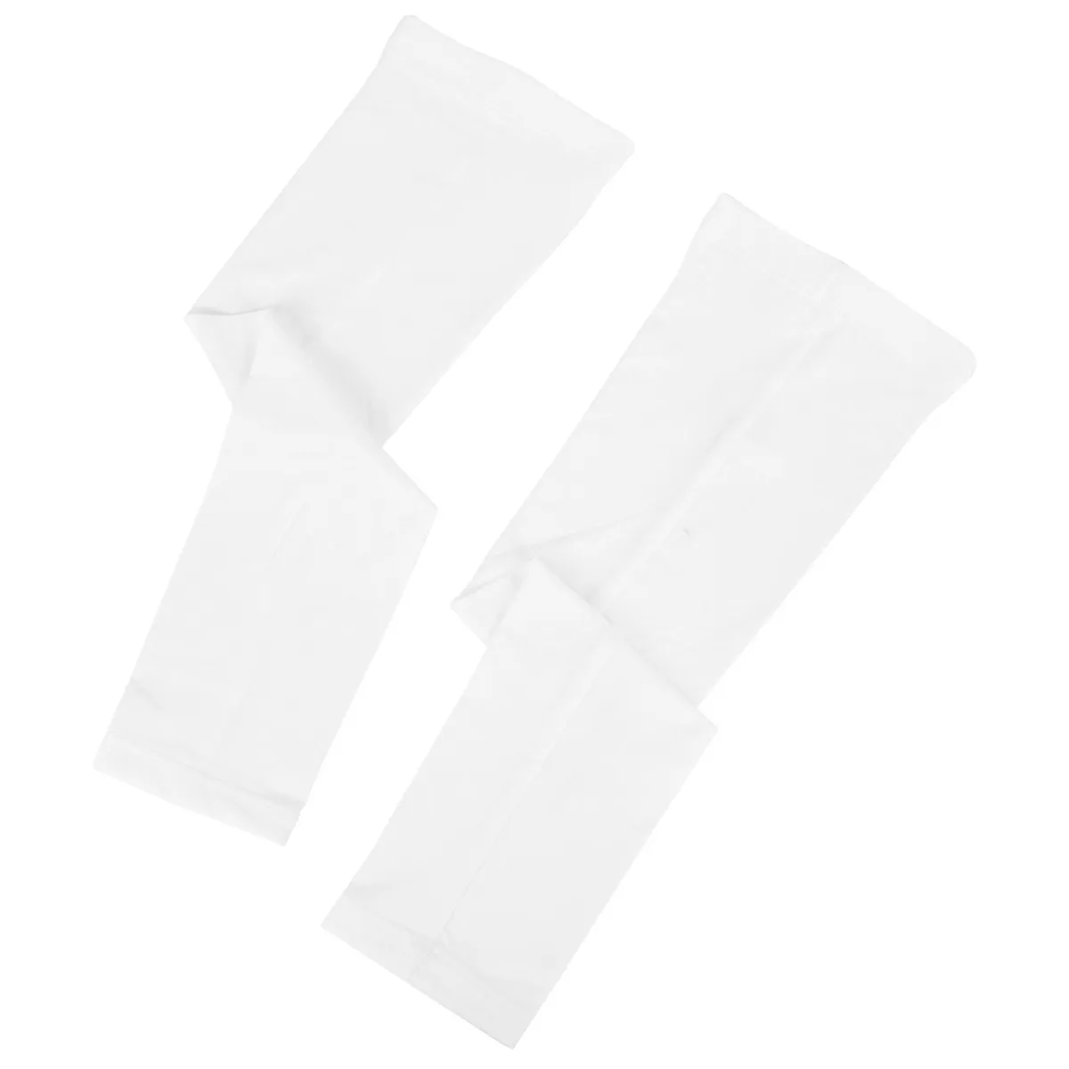 1Pair Premium Ice Silk Sun Protection Arm Covers Breathable Elastic Skin Protection Sleeve for Riding Tennis Basketball