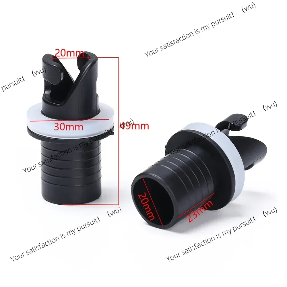 Water Sports Inflatable Boat Connector PVC Nylon Air Valve Caps Screw Hose Adapter Raft Foot Pump Fishing Kayak Boat Accessories