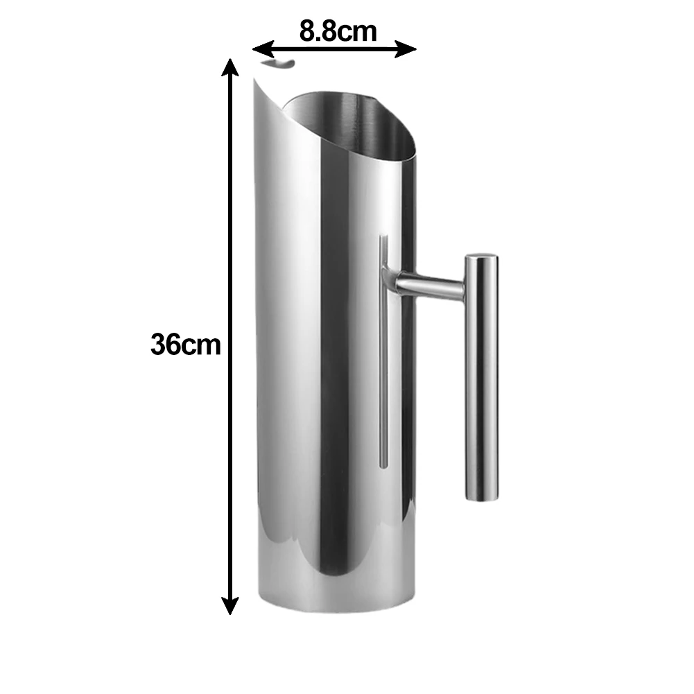 

Кувшин для сока, элегантный кувшин из нержавеющей стали, емкость 11 52 л для холодных напитков в баре, отеля, кухне