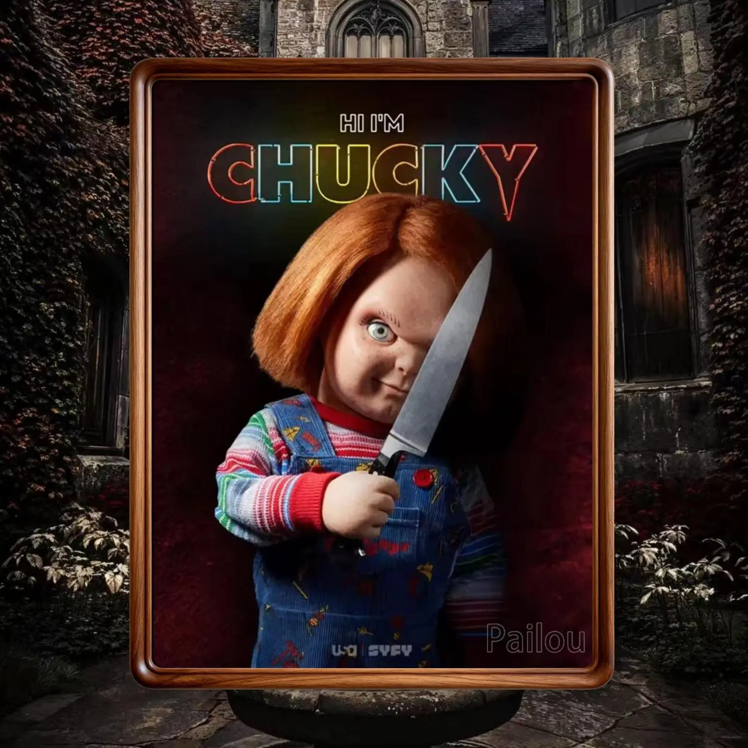 5D DIY Full Drill Diamond Painting Chucky Horror Clown Ghost Baby Movie Character Embroidery Kids Gift Home Decor Art Mosaic NEW view 2
