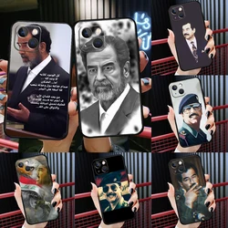 Etui Fashion Saddam Hussein Iraq Arabic Case For iPhone 11 14 Pro Max 12 Mini 13 Pro Max 6 7 8 Plus X XR XS Max SE 2020 Cover