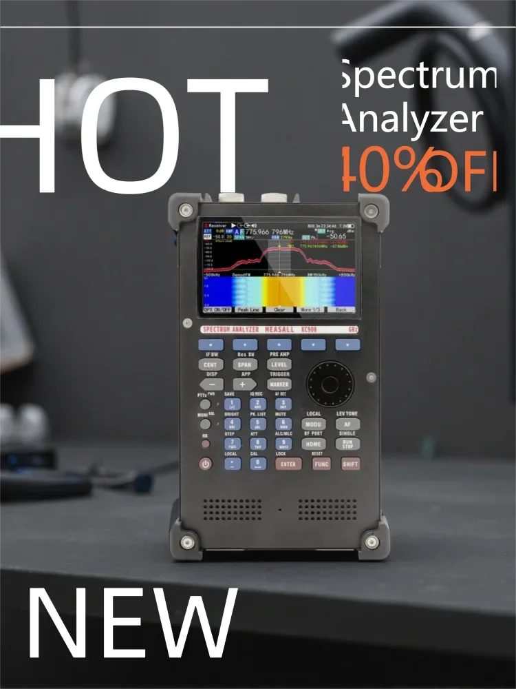 Spectrum Analyzer/Vector Network Analyzer Ultra-lightweight KC908B Real-time 18.6GHz Wide-band Sweep Monitor Receiver