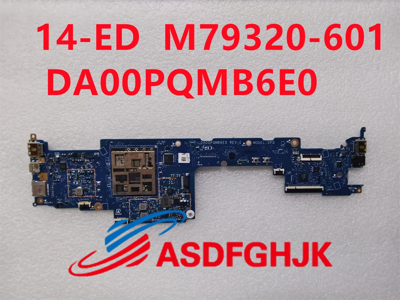 

Original DA00PQMB6E0 for HP laptop 14-ED 14-ED0010NR motherboard UMA SC7180 8GB M79320-601 Test OK