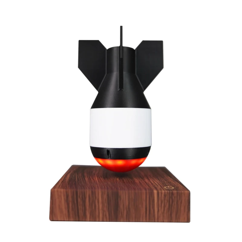 الإرتفاع المغناطيسي ثلاثية الأبعاد مطبوعة يدويا قنبلة نووية لعبة مجسمة سطح المكتب زخرفة هدية رائعة