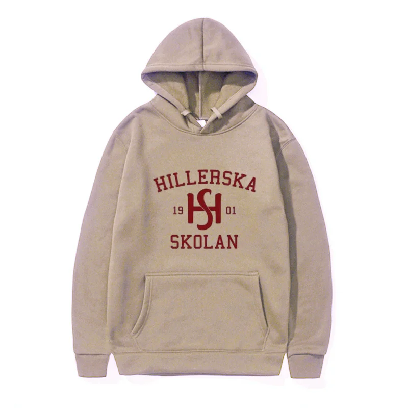 Young Royals Hillerska Skolan Hoodie Hillerska Skolan Unisex Hooded Sweatshirt Graphic Hoodies Long Sleeve Pullover Tv Show Tops