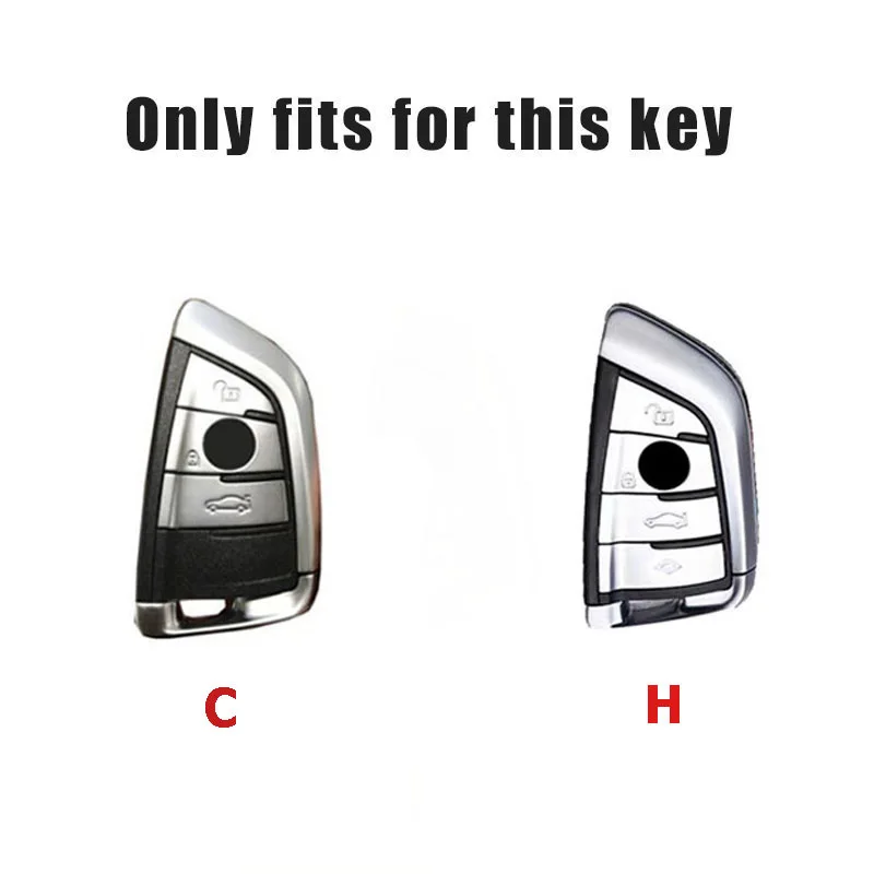 Full Flip Leather Car Key Case For BMW 1 3 5 7 Series 320i 530i 550i F20 F15 F16 F48 G20 G30 G01 G02 G05 G11 X1 X3 X4 X5 X6 F30