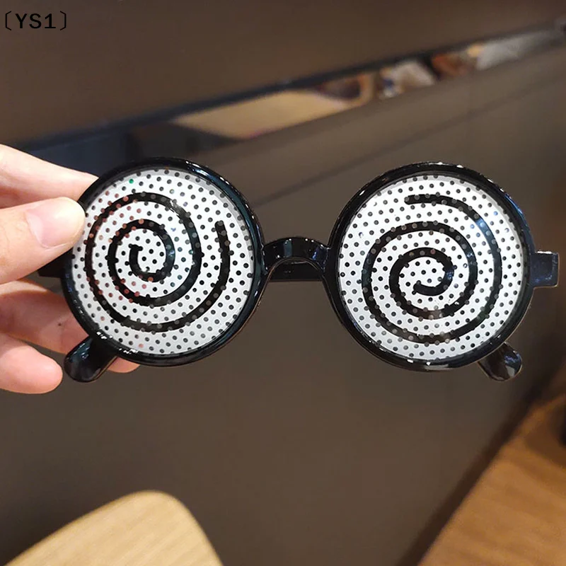 〔YS1〕新しいコスプレメガネめまい模様面白い装飾メガネアニ - Cosplay Prop Patterns のレビューと価格