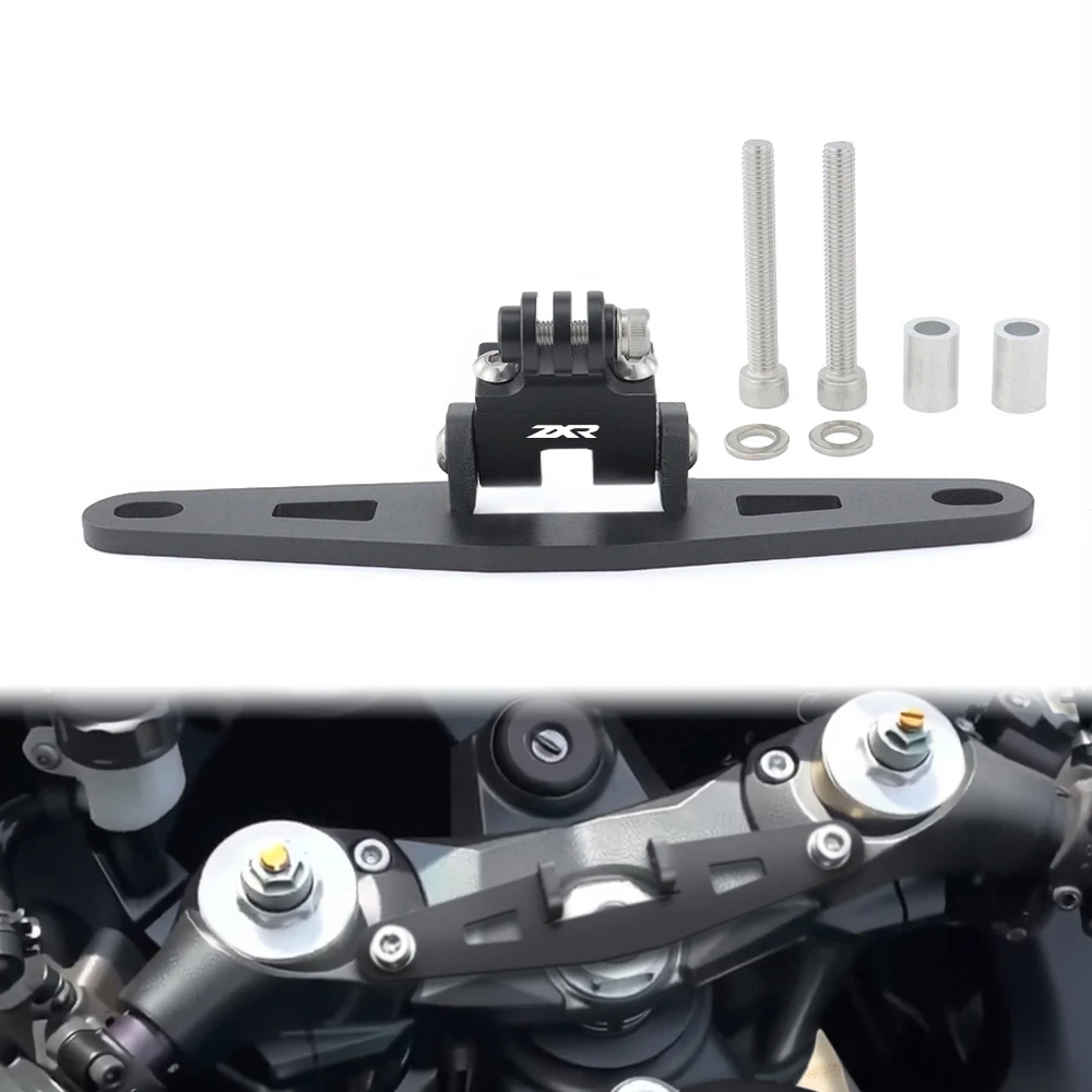 Motorcycle GPS Mount Navigation Bracket Phone Adapter Holder Support For Ninja ZX-14R 2012-2021 2022 2023 2024 2025 For Kawasaki