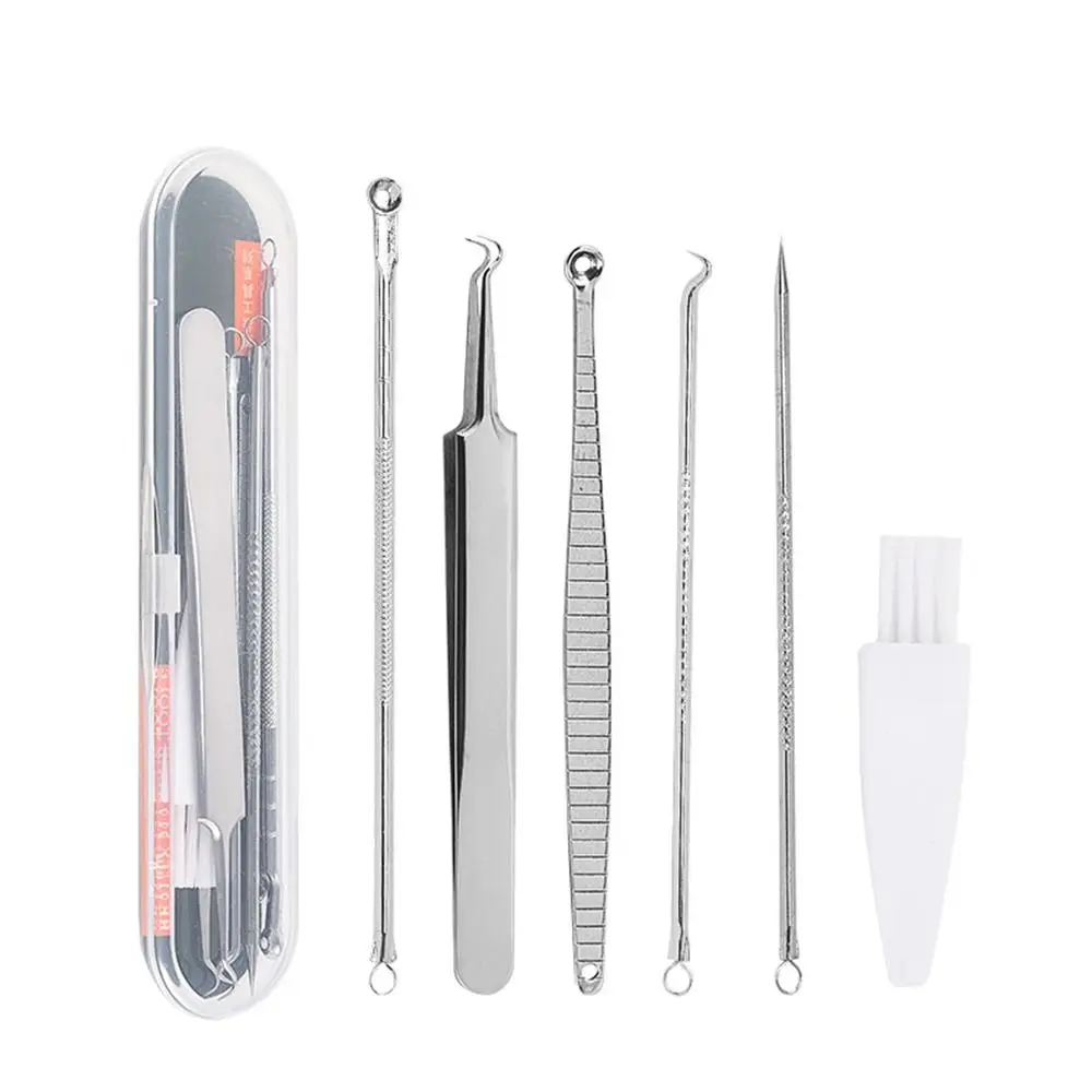 Ultra-fine Cell Pimples Blackhead Clip Effort-saving Stainless Acne Needle Removal Tool Strong Light Weight