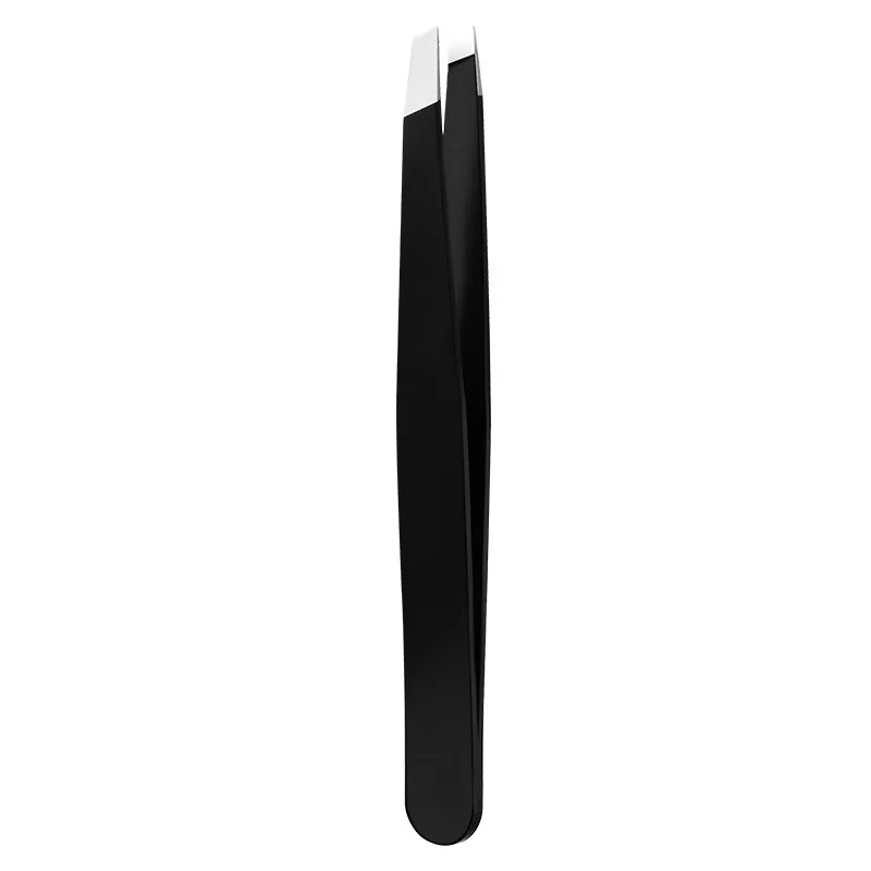 Stainless Steel Tweezers Beard Removal Small Tweezers Eyelash Clamp Lash Tweezers Eyebrow Trimming Clip Eyelash Grooming Hand