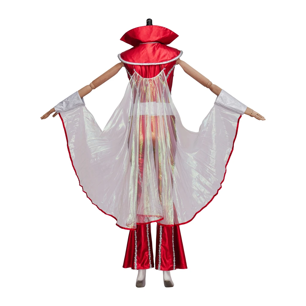 Costume de Cosplay Musical Mamma Mia Abba, combinaison rouge pour femmes, Costume Disco Momma des années 70, tenue de spectacle pour fête d'halloween