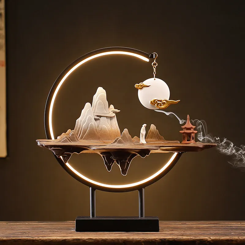 Electric Interior Incense Burner Backflow Sandal Bedroom Incense Burner Ceramic Modern Quemador Wax Melts Ceramic Decoration