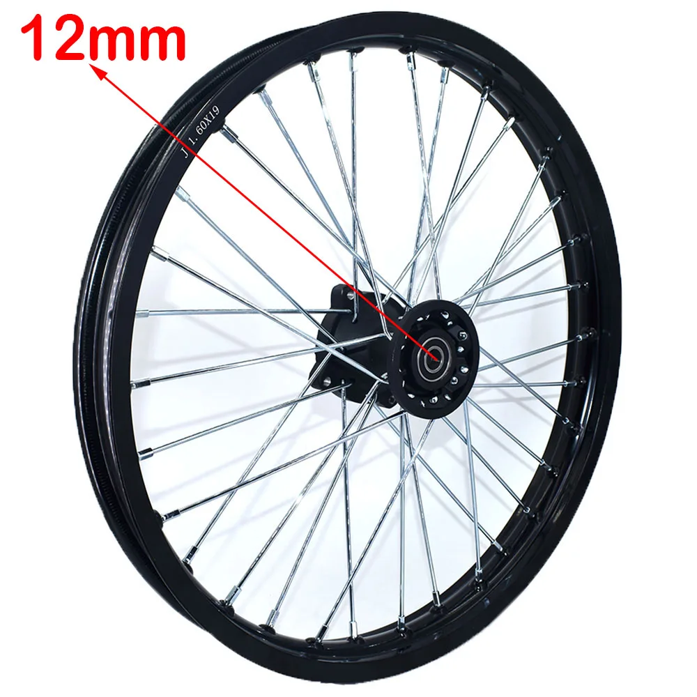 1.60x 19 inch Front Rims Aluminum Alloy Disc Plate Wheel Rims 1.60 x 19\